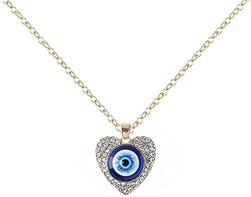 Heart Shape Evil Eye Pendant